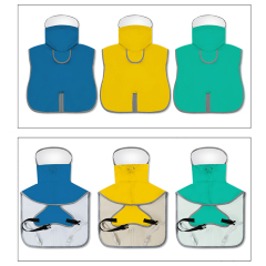 New Reflective Casual Dogs Eco-Friendly Raincoat Tummy Cape Solid Pattern Simple Style Pet Raincoat for Small Large Dog Waterproof