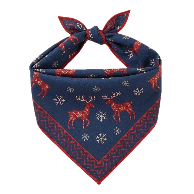 Custom winter dog bandana wholesale, premium Christmas pet scarf manufacturer