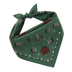 Custom winter dog bandana wholesale, premium Christmas pet scarf manufacturer