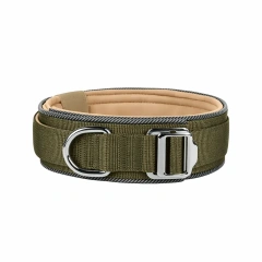 New Hot Selling Tactical Dog Collar for Medium & Large Dogs | Sturdy Wear Resistant Adjustable Nylon Collar with Handle & Reflective Strips | Anti-Pull Explosion-Proof Impact Pet Collar