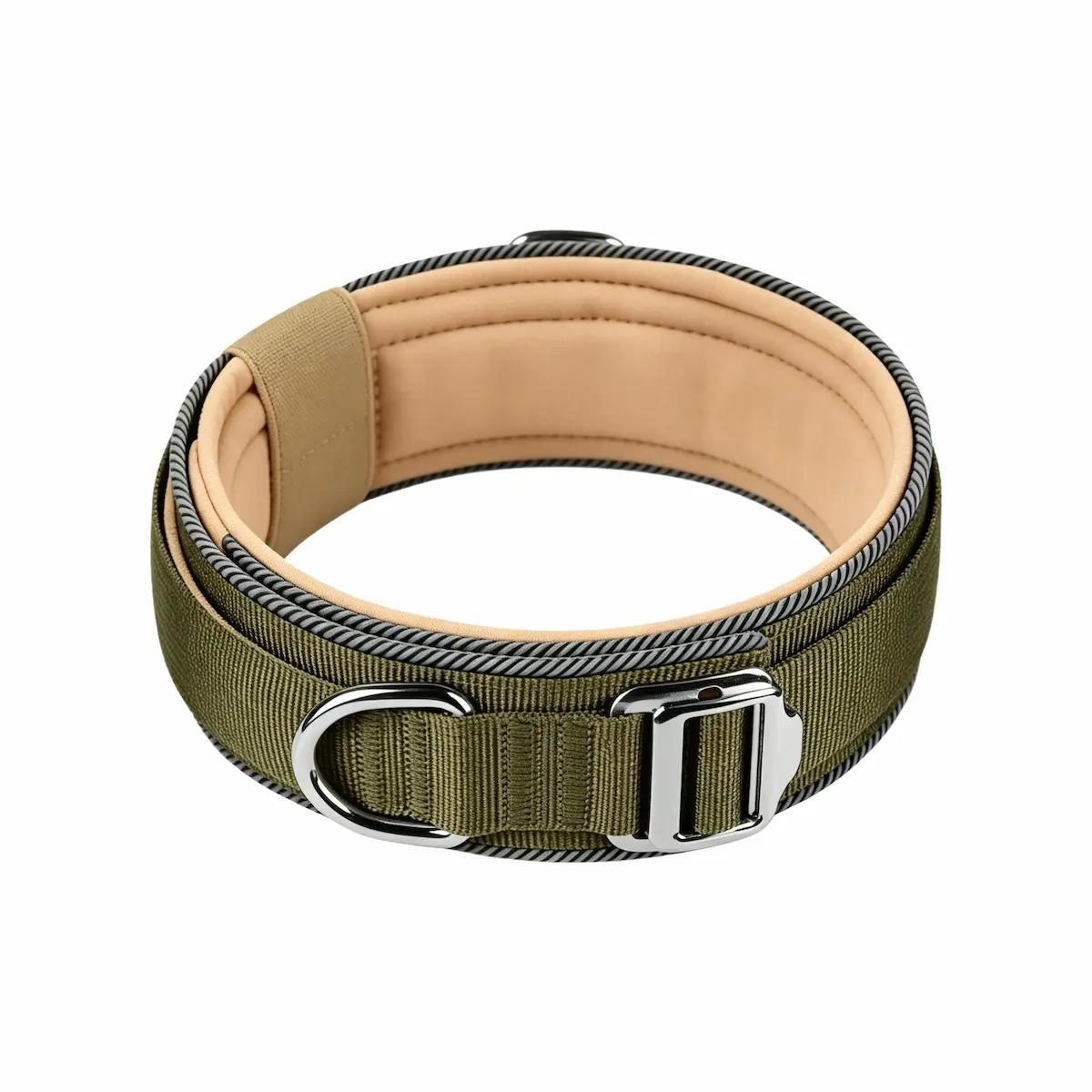 New Hot Selling Tactical Dog Collar for Medium & Large Dogs | Sturdy Wear Resistant Adjustable Nylon Collar with Handle & Reflective Strips | Anti-Pull Explosion-Proof Impact Pet Collar