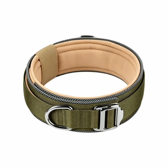 New Hot Selling Tactical Dog Collar for Medium & Large Dogs | Sturdy Wear Resistant Adjustable Nylon Collar with Handle & Reflective Strips | Anti-Pull Explosion-Proof Impact Pet Collar