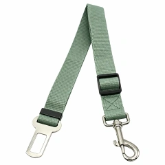 New Hot Dog Car Seat Belt, Eco-Friendly Nylon Pet Vehicle Safety Leash, Anti-Shock No Pull Dog Travel Restraint Harness Clip, Customizable Wholesale Pet Car Travel Supplies for Small Medium Large Dogs