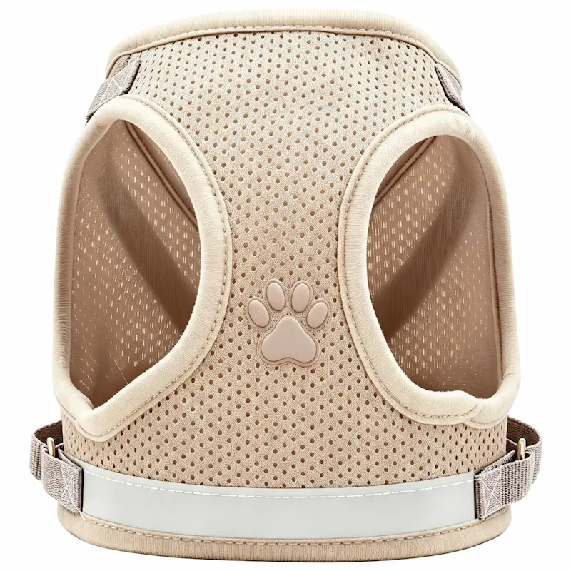 Hot Selling Light Breathable Mesh Dog Vest Harness, Reflective Protective Adjustable Walking Chest Strap for Small Dogs and Cats