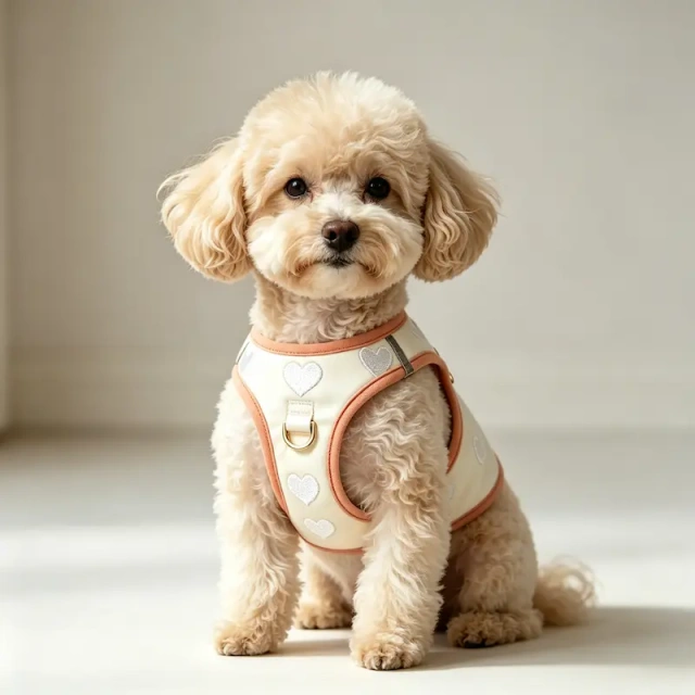 Customizable No-Pull Dog Harness Set, Soft Padded Adjustable Vest with D-Ring and Quick-Release Buckle, OEM/ODM Pet Walking Gear for Small Dogs