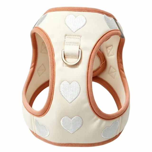 Customizable No-Pull Dog Harness Set, Soft Padded Adjustable Vest with D-Ring and Quick-Release Buckle, OEM/ODM Pet Walking Gear for Small Dogs