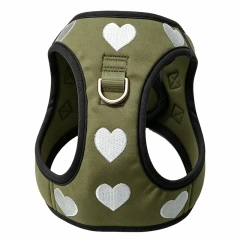 Customizable No-Pull Dog Harness Set, Soft Padded Adjustable Vest with D-Ring and Quick-Release Buckle, OEM/ODM Pet Walking Gear for Small Dogs