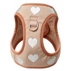 Customizable No-Pull Dog Harness Set, Soft Padded Adjustable Vest with D-Ring and Quick-Release Buckle, OEM/ODM Pet Walking Gear for Small Dogs
