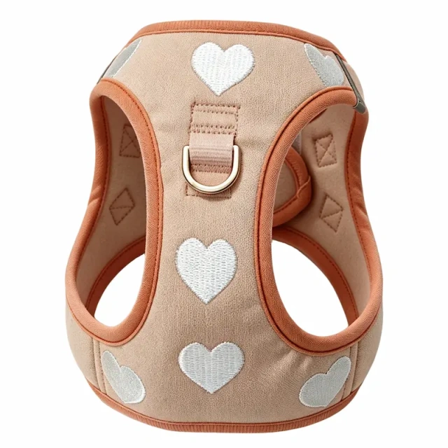 Customizable No-Pull Dog Harness Set, Soft Padded Adjustable Vest with D-Ring and Quick-Release Buckle, OEM/ODM Pet Walking Gear for Small Dogs