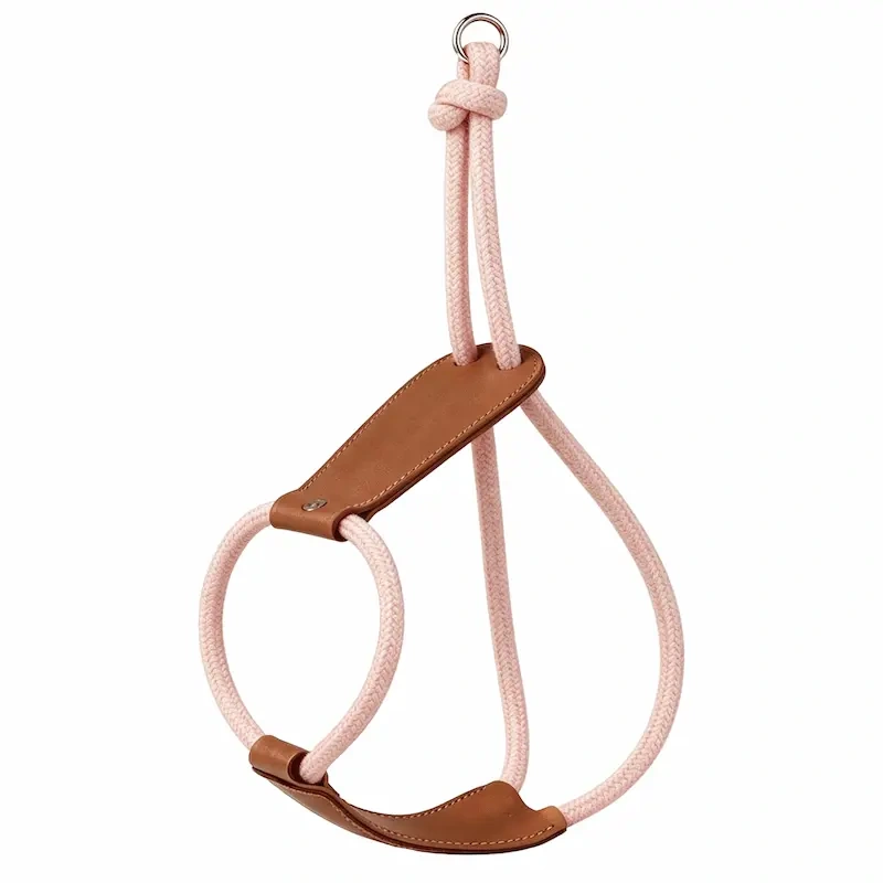 Minimalist Leather Dog Harness, Adjustable Simple Stylish Pet Vest for Small Medium Dogs, Customizable Pet Walking Harness