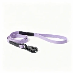 Wholesale Terracotta Dog Leash Featuring Unique Frog‑Style Quick Release Buckle, Durable Nylon Pet Walking Lead, OEM & ODM Customizable for Pet Retailer