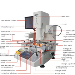 BGA rework station,We are manufacturer of BGA repair stations,Automatic Mobile Repairing BGA Rework Station With Optical Alignment Upgraded Version