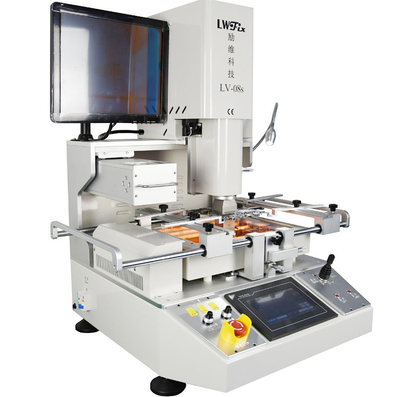 BGA rework station,We are manufacturer of BGA repair stations,Automatic Mobile Phone Repair Machine LV-08S bga reworking car board station