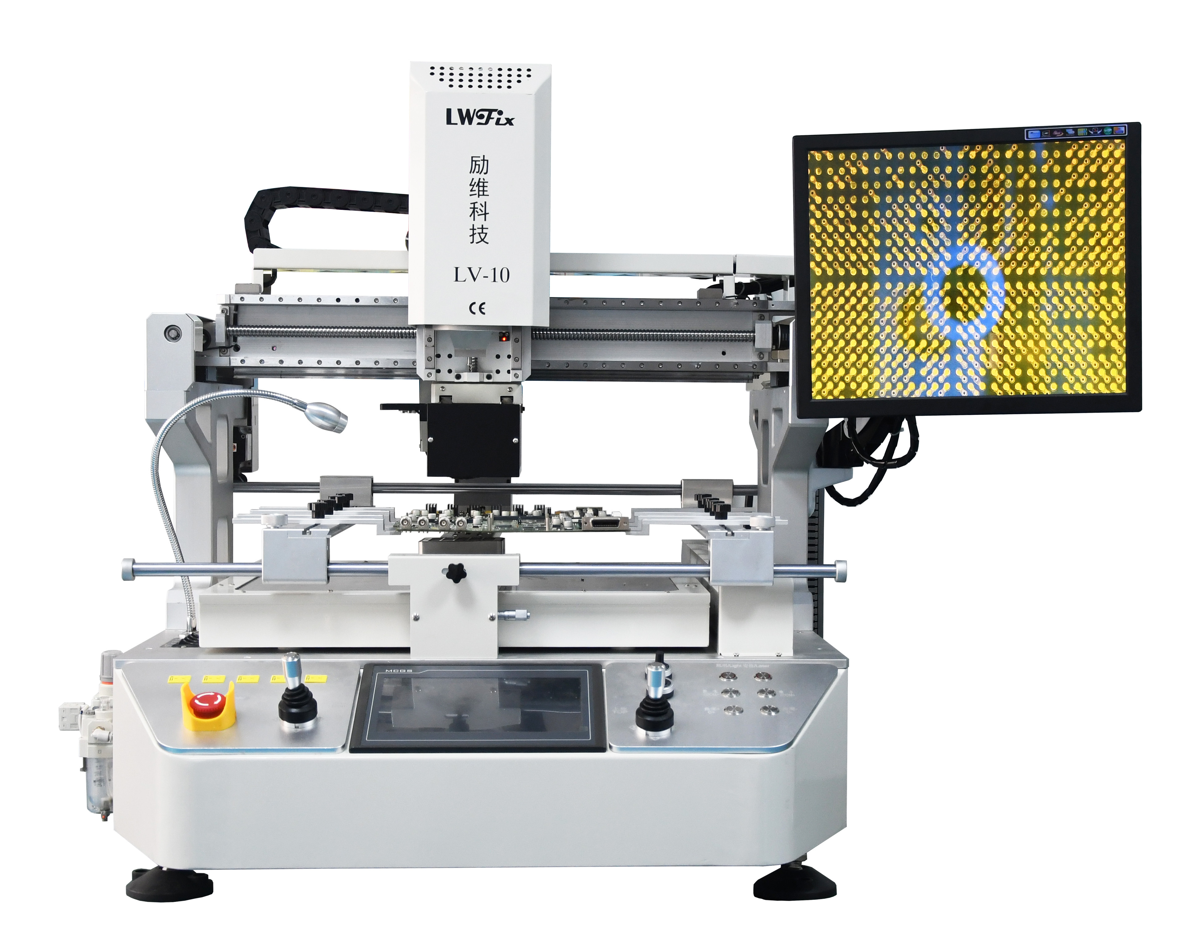 BGA rework station,We are manufacturer of BGA repair stations,NEWEST Model LV-10 Better Than Dh-a2 Seamark ZM-R730A Bga Rework Station Support Big Size PCB Rework Station