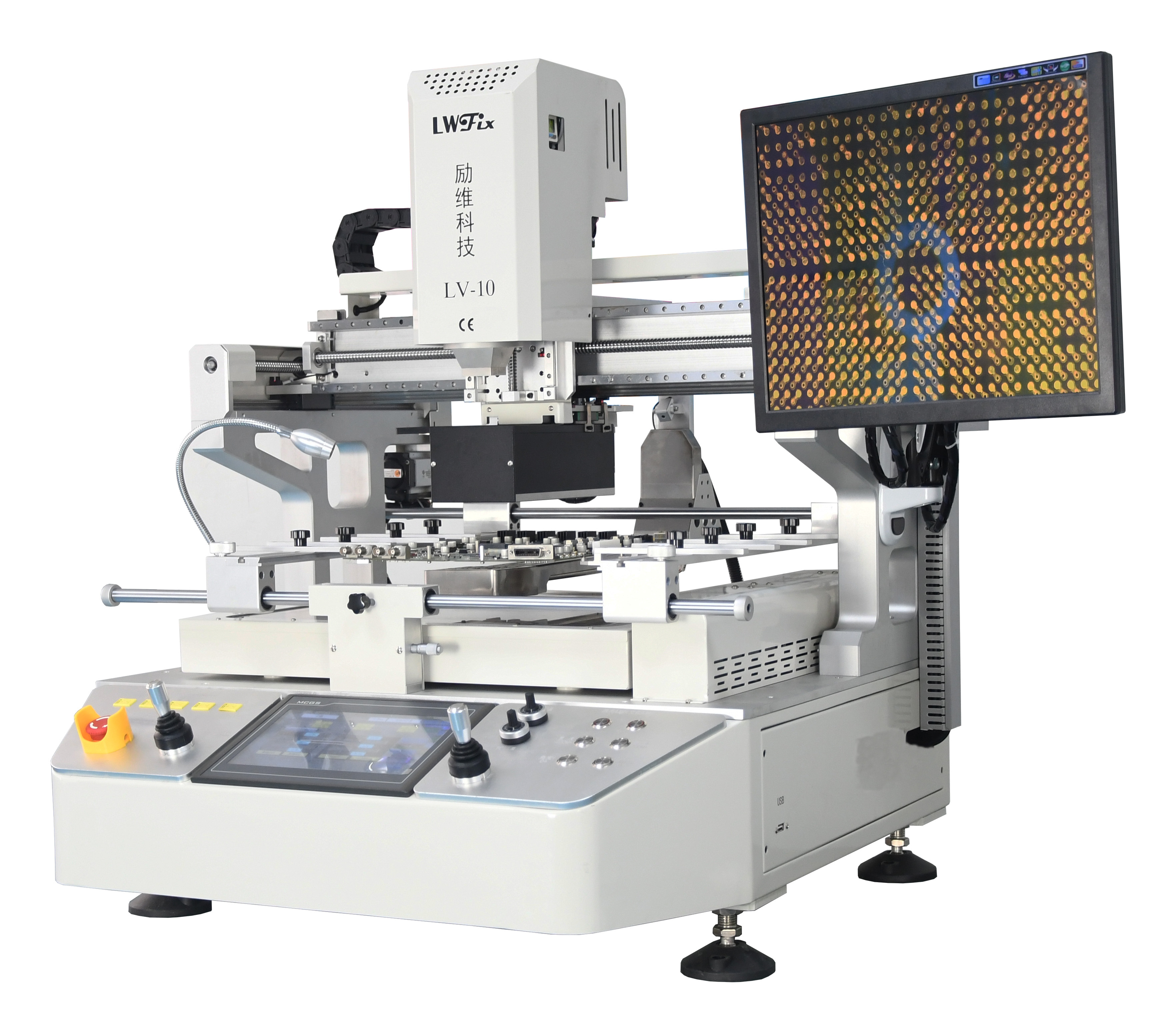 BGA rework station,We are manufacturer of BGA repair stations,New High-Precision Optical Alignment DH-A5 Fully Automatic BGA Rework Station Large Motherboard Chip Repair/Reballing Machine