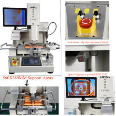 BGA rework station,We are manufacturer of BGA repair stations,PCBA Mini BGA mquina para areglar celulares for Huawei Iphone Samsung