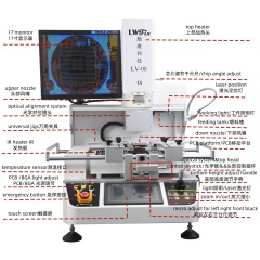 BGA rework station,We are manufacturer of BGA repair stations,bga smd rework soldering station for reballing semi automatic truck ecu car chip repairing machine