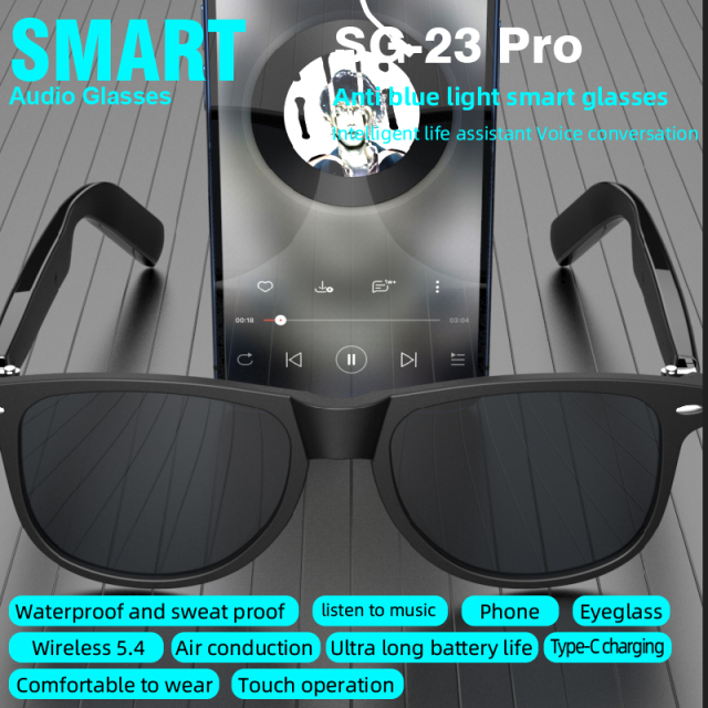 SG23 Pro Premium Open-Ear Smart Audio Glasses with AI ENC Mic