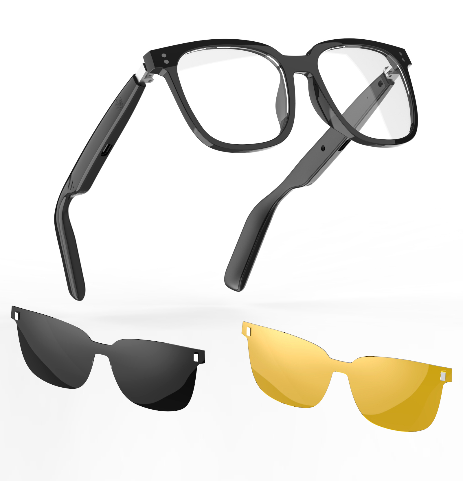 SG19 Rugged Sports Smart Glasses with IPX5 Sweat-Proof Rating
