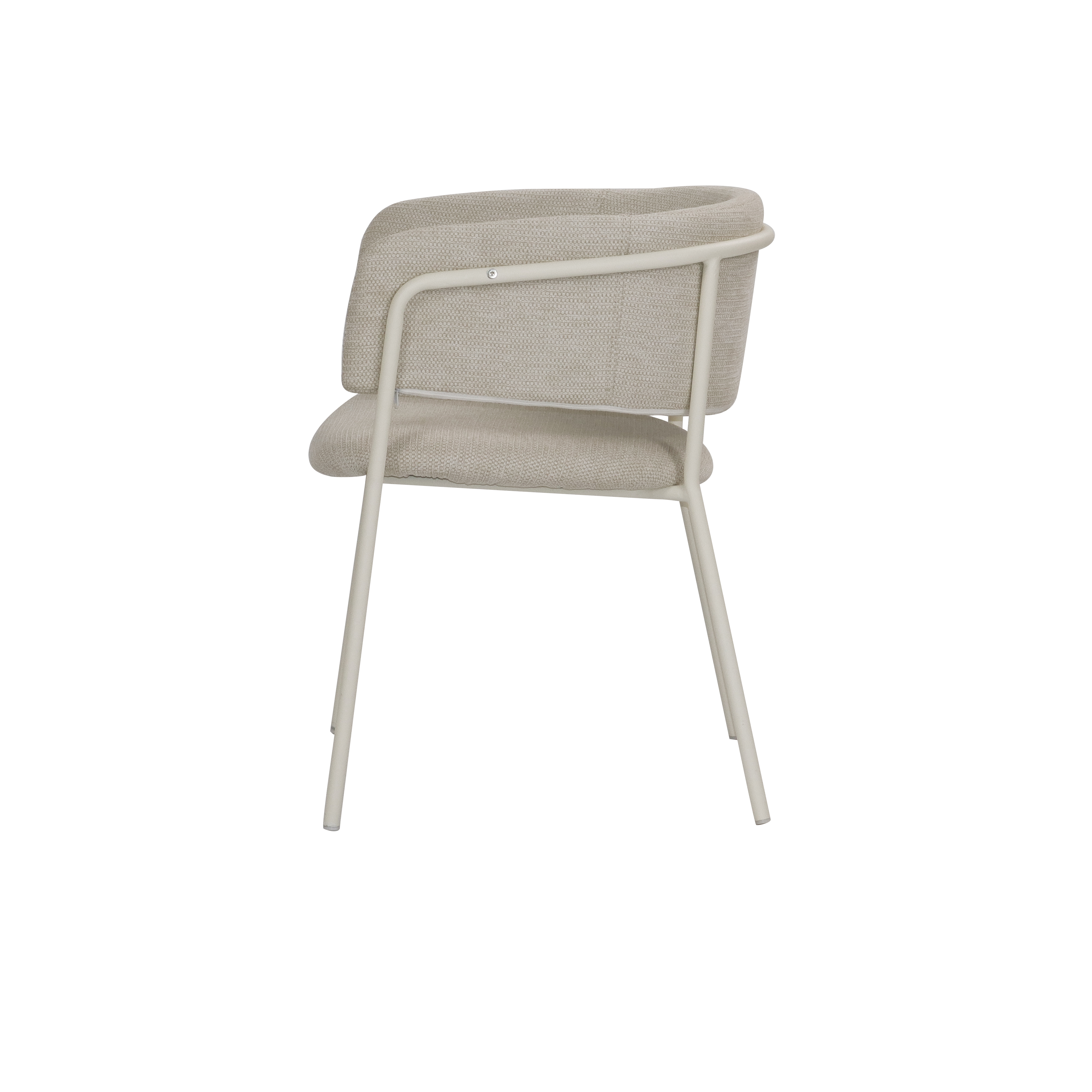 Light beige linen chair Devoney