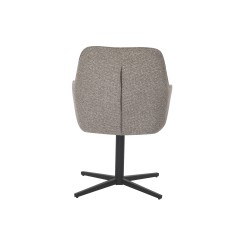 Unique Design Swivel Dining Chair with Line sttiching Suitable for Home Use