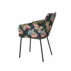 Home Furniture Large Armchair with Unique Design and Floral Fabric