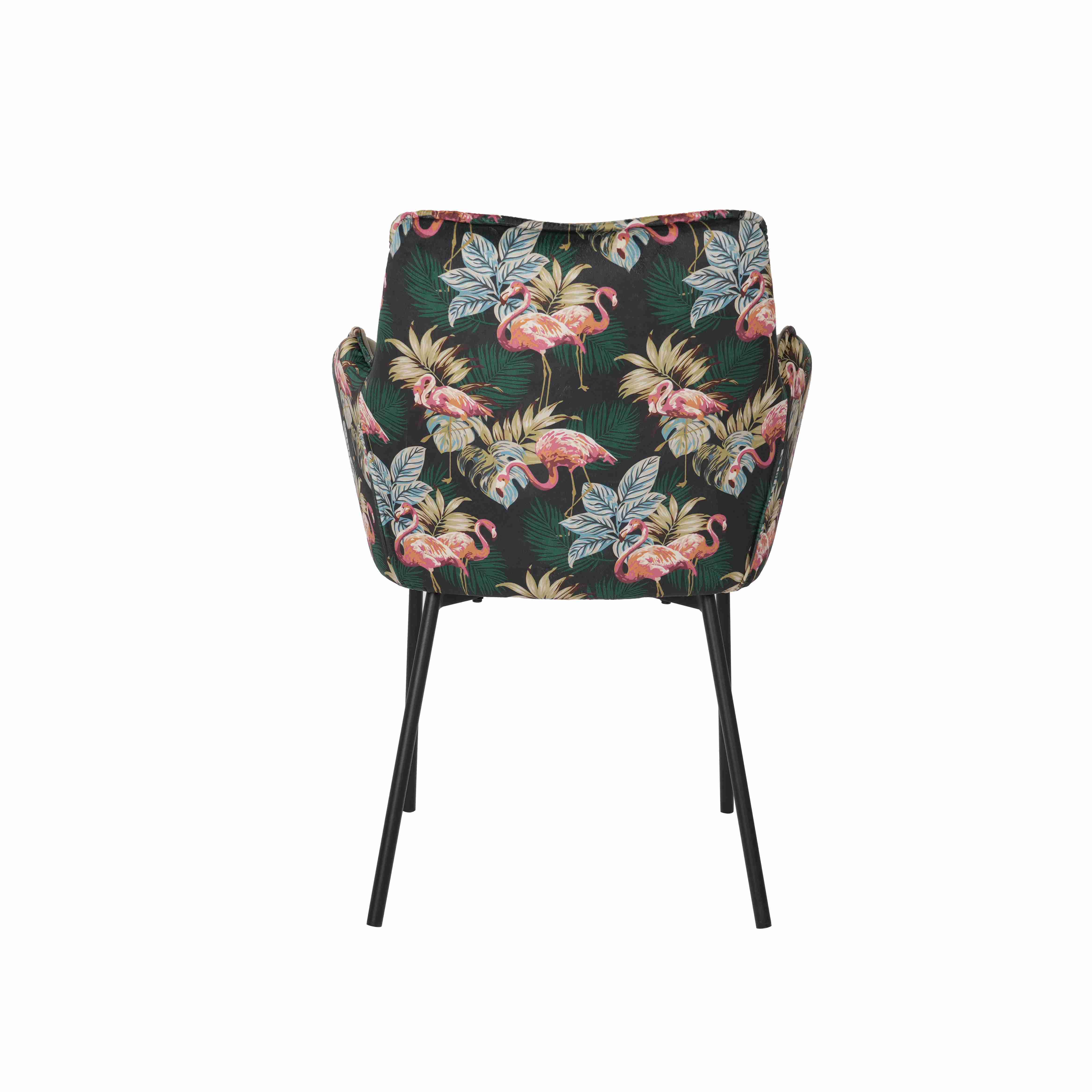 Home Furniture Large Armchair with Unique Design and Floral Fabric