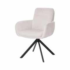 Elevate Your Dining Experience: Luxe Corduroy Swivel Dining Chair