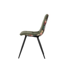 White linen high-end dining chair Jay