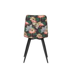 White linen high-end dining chair Jay