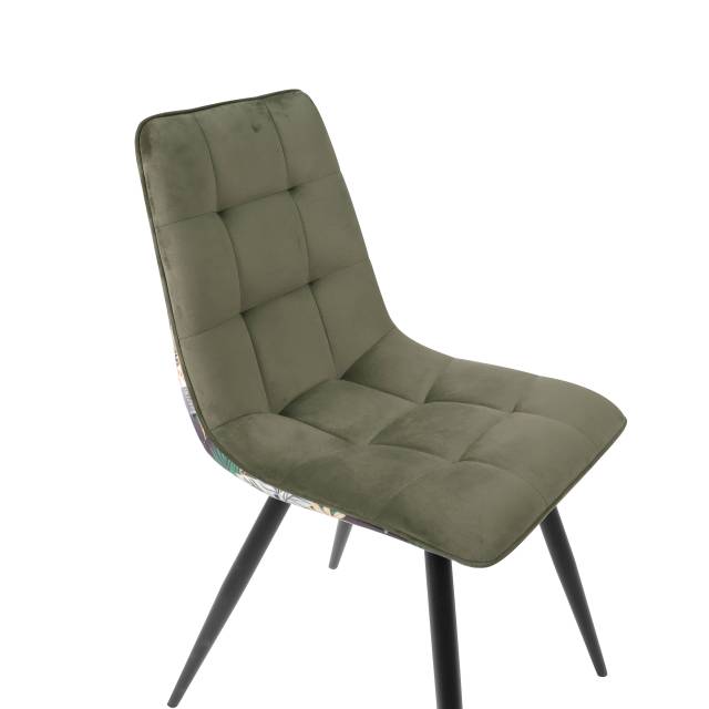 White linen high-end dining chair Jay
