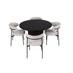 Contemporary Extendable Indoor Dining Table Made of MDF