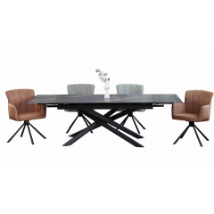 Elevate Your Dining Experience with Our Ceramic Extension Table