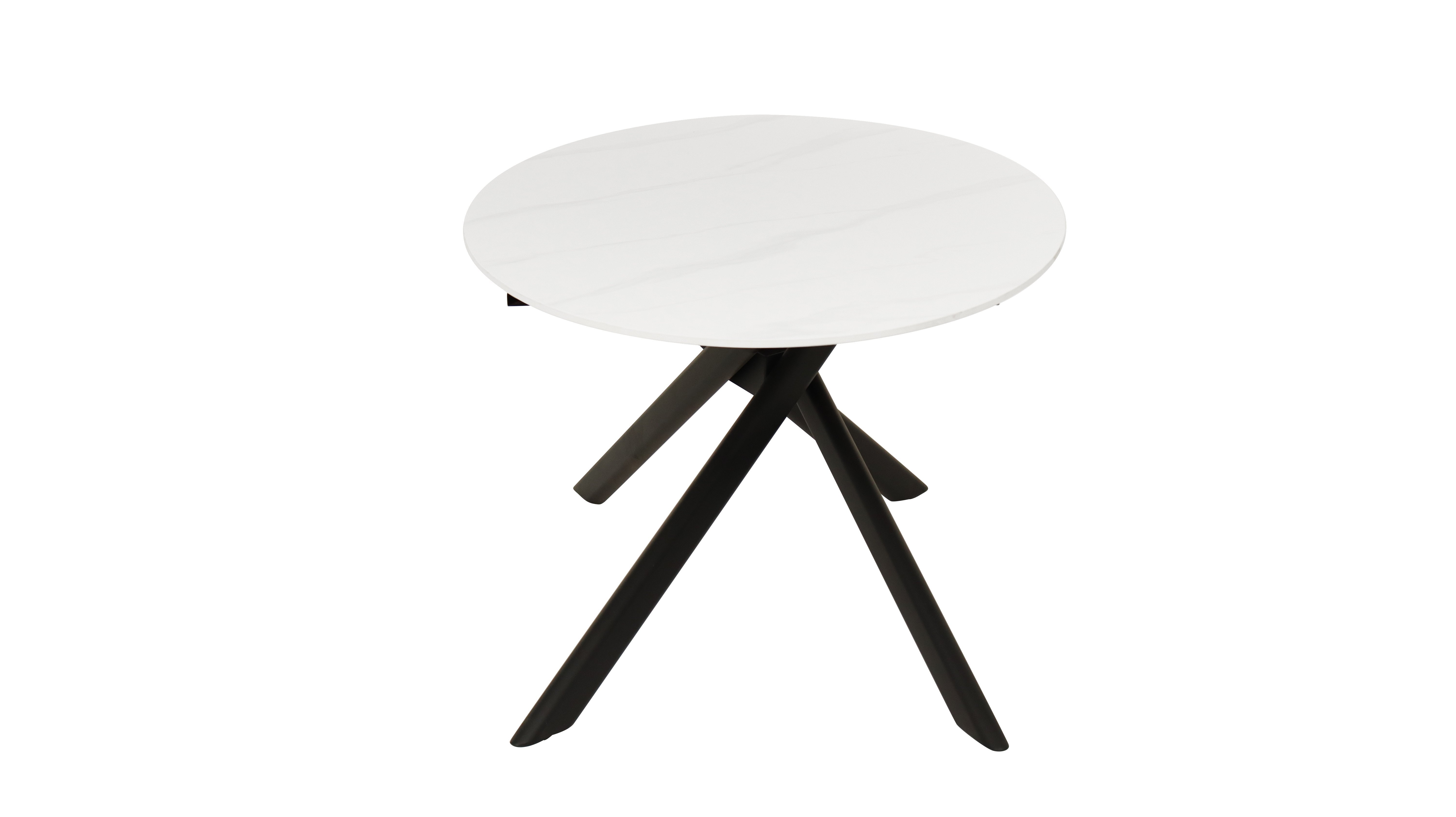 Oval White Elegant Ceramic Dining Table SASHA