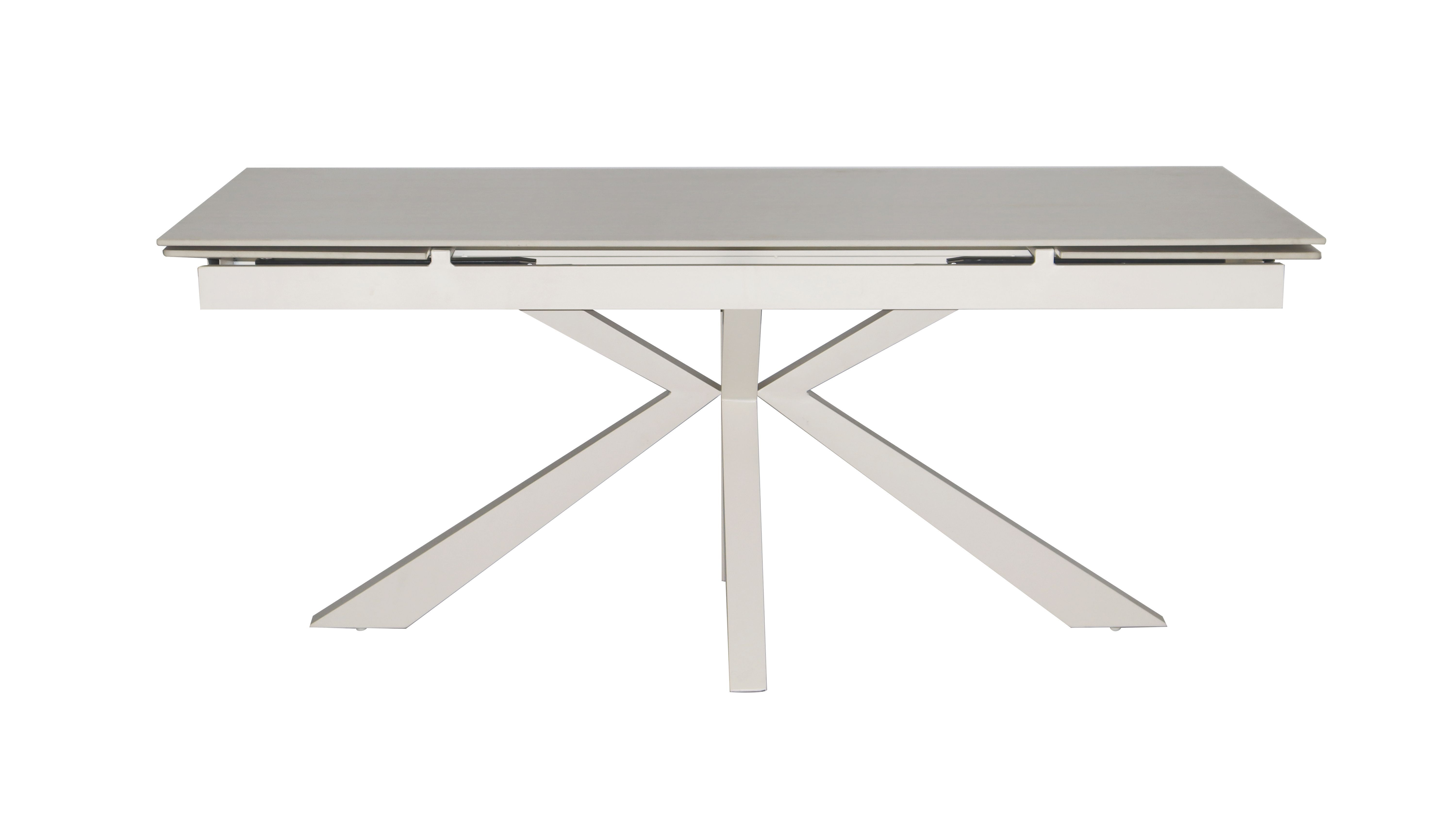 Taupe Ceramic Color Rectangle Dining Table