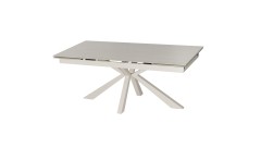 Taupe Ceramic Color Rectangle Dining Table