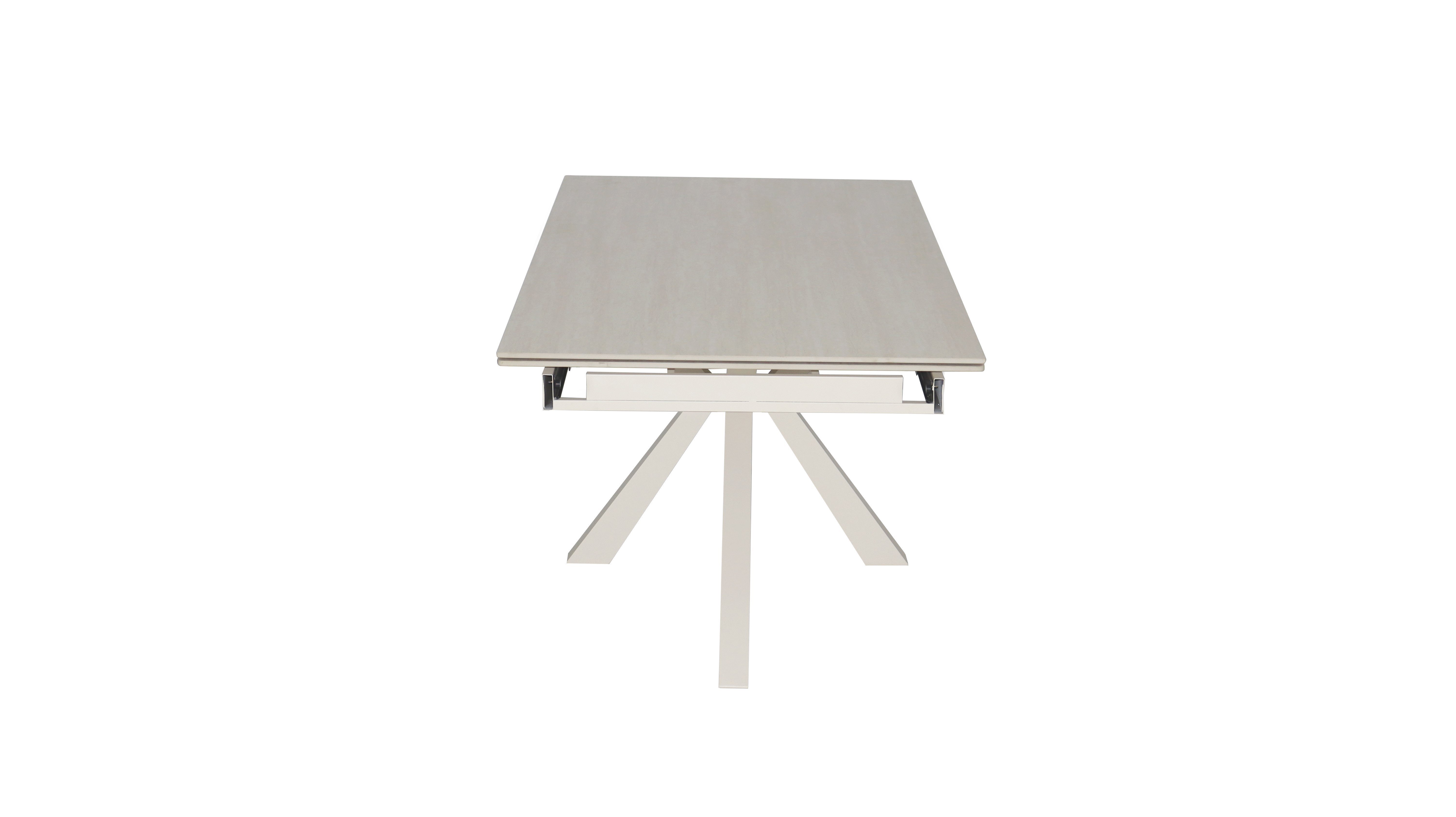 Taupe Ceramic Color Rectangle Dining Table