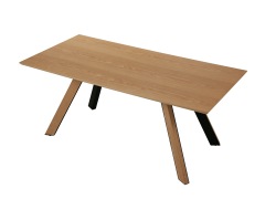New Design Ash Color MDF Dining Table