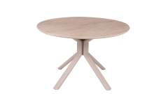 Round MDF and Paper Veneet Dining Table