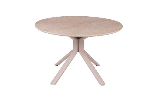 Round MDF and Paper Veneet Dining Table