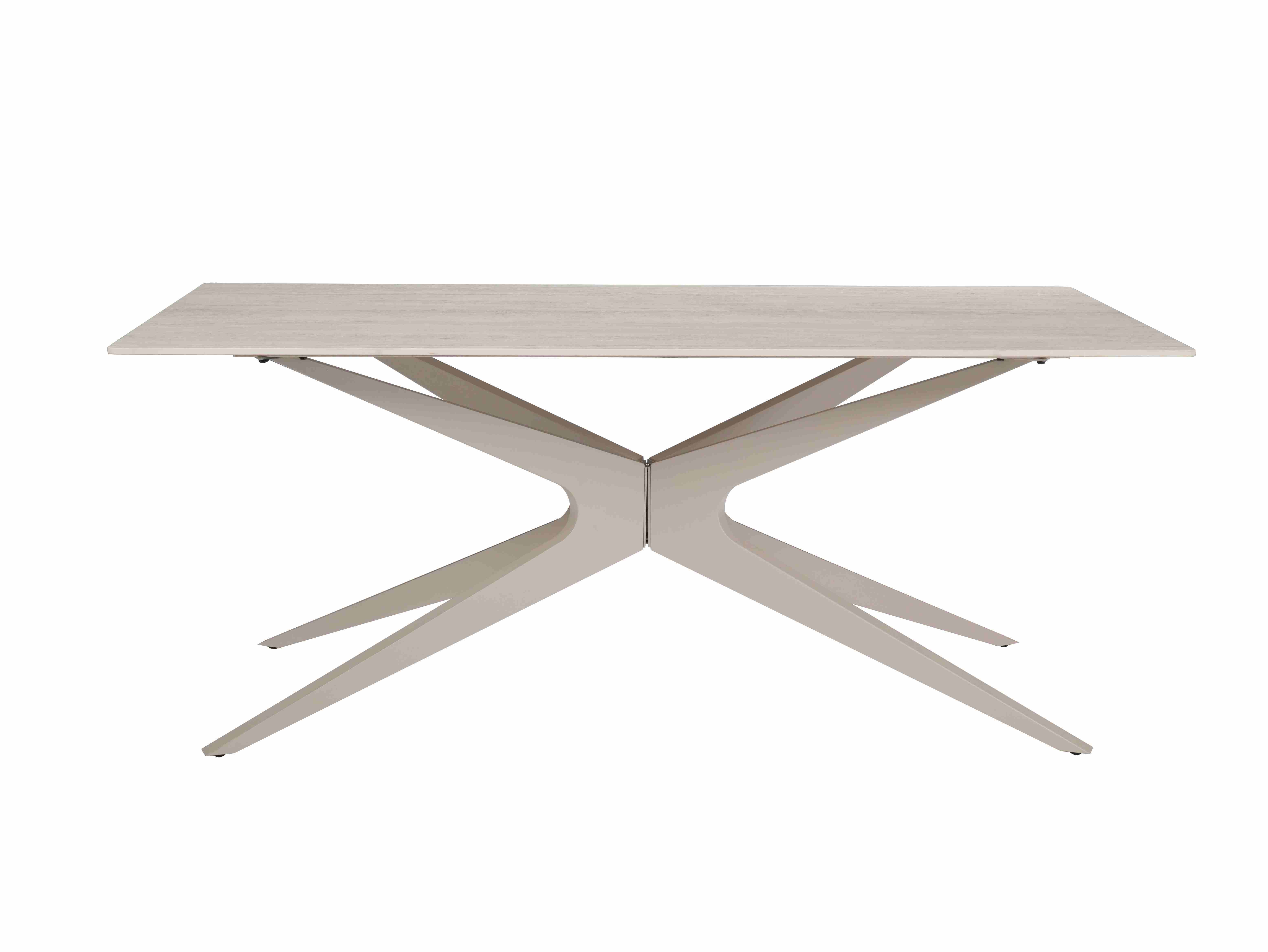 New Taupe Color Ceramic Dining Table