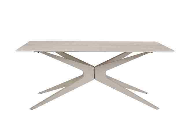 New Taupe Color Ceramic Dining Table