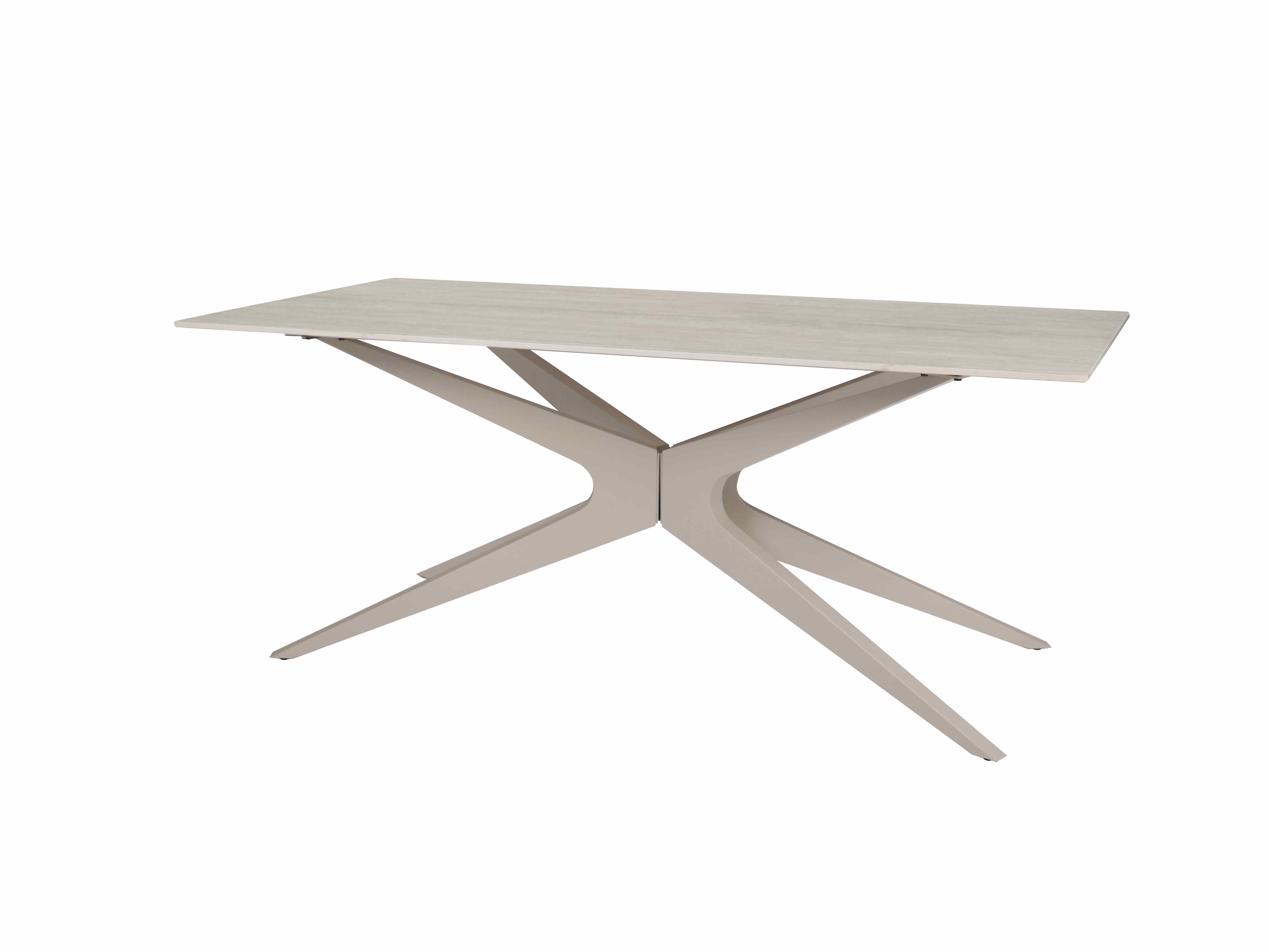 New Taupe Color Ceramic Dining Table