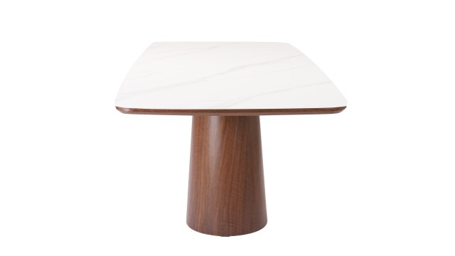 2M Oval MDF and Ceramic Table