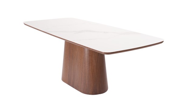 2M Oval MDF and Ceramic Table
