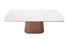 2M Oval MDF and Ceramic Table