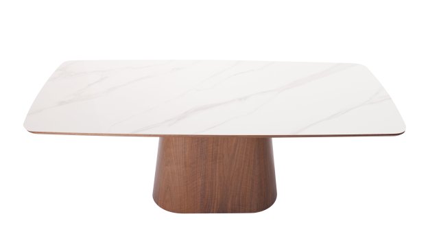 2M Oval MDF and Ceramic Table