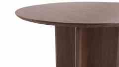 Round dining table with High level walnut wood good looking MDF materials
