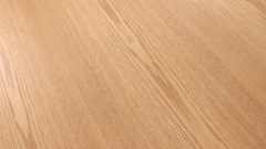 Ash Wood Round dining table with surface veneer clear painted MDF materials