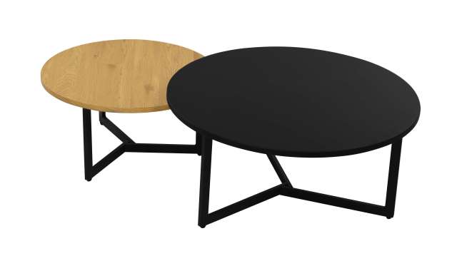 two-color design coffee table